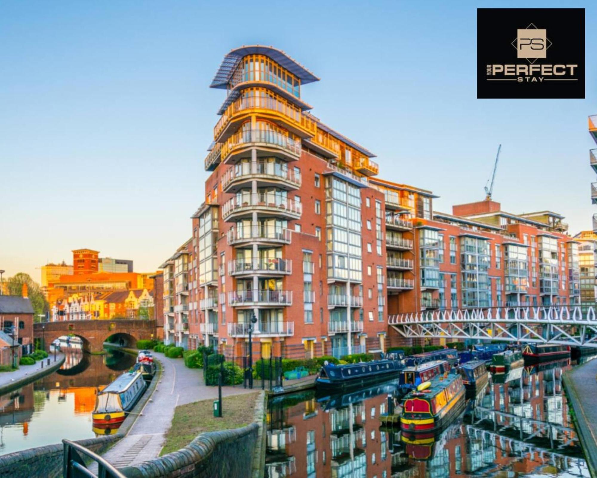 Cosmo Modern Apartment Central By Your Perfect Stay Short Lets Birmingham Exterior foto